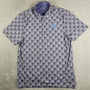 Good Good Polo Shirt Men's Large Purple‎ Performance Stretch Breathable Golf